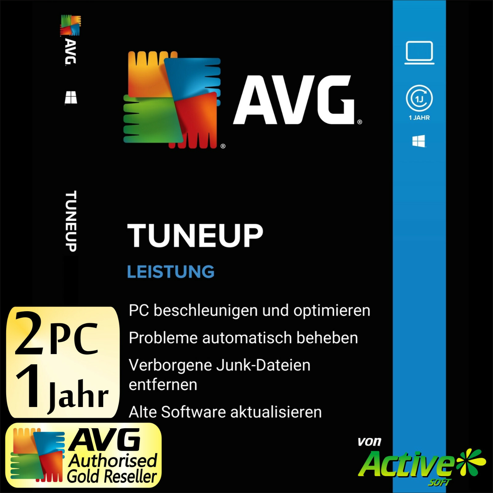 TuneUp Utilities 2023 2 PC Vollversion AVG PC TuneUp LEISTUNG DE NEU Deutsch