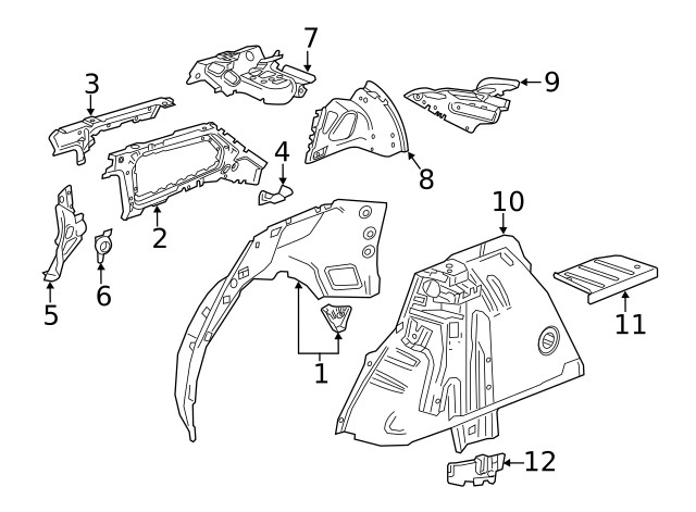 Genuine GM Upper Extension 39173094