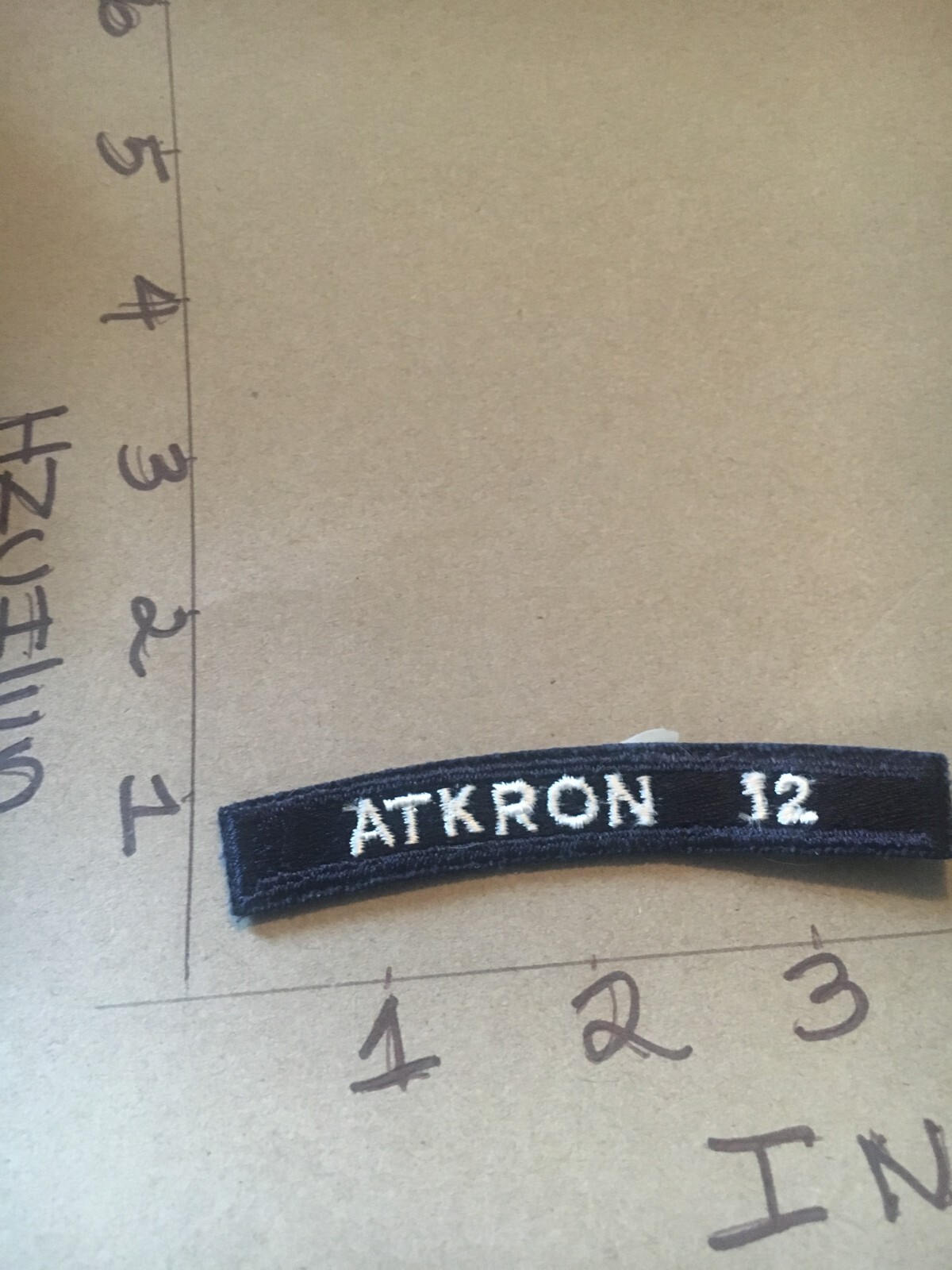 US NAVY SHOULDER STRIP TAB rocker PATCH Atkron 12
