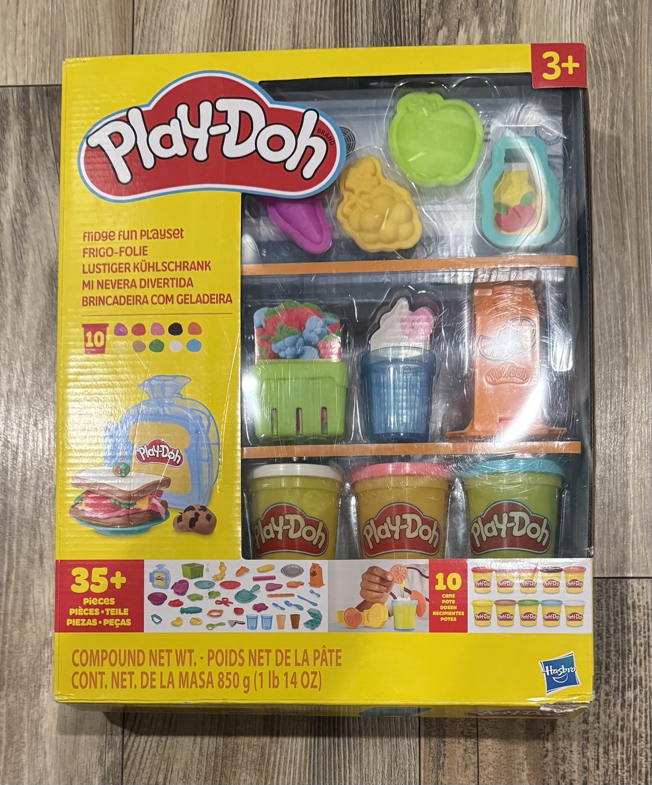 2025 Play-Doh Fridge Fun Playset - AGES 3+ Hasbro (35 + PIECES) 🌟 NEW & SEALED!