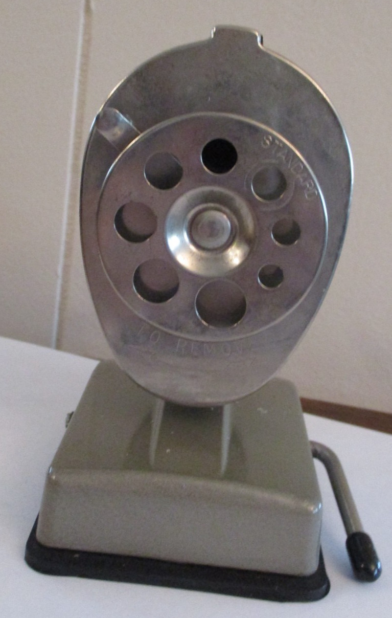 Vintage Boston 8 Hole Pencil Sharpener Vacuum Mount/Suction - Working Cond.