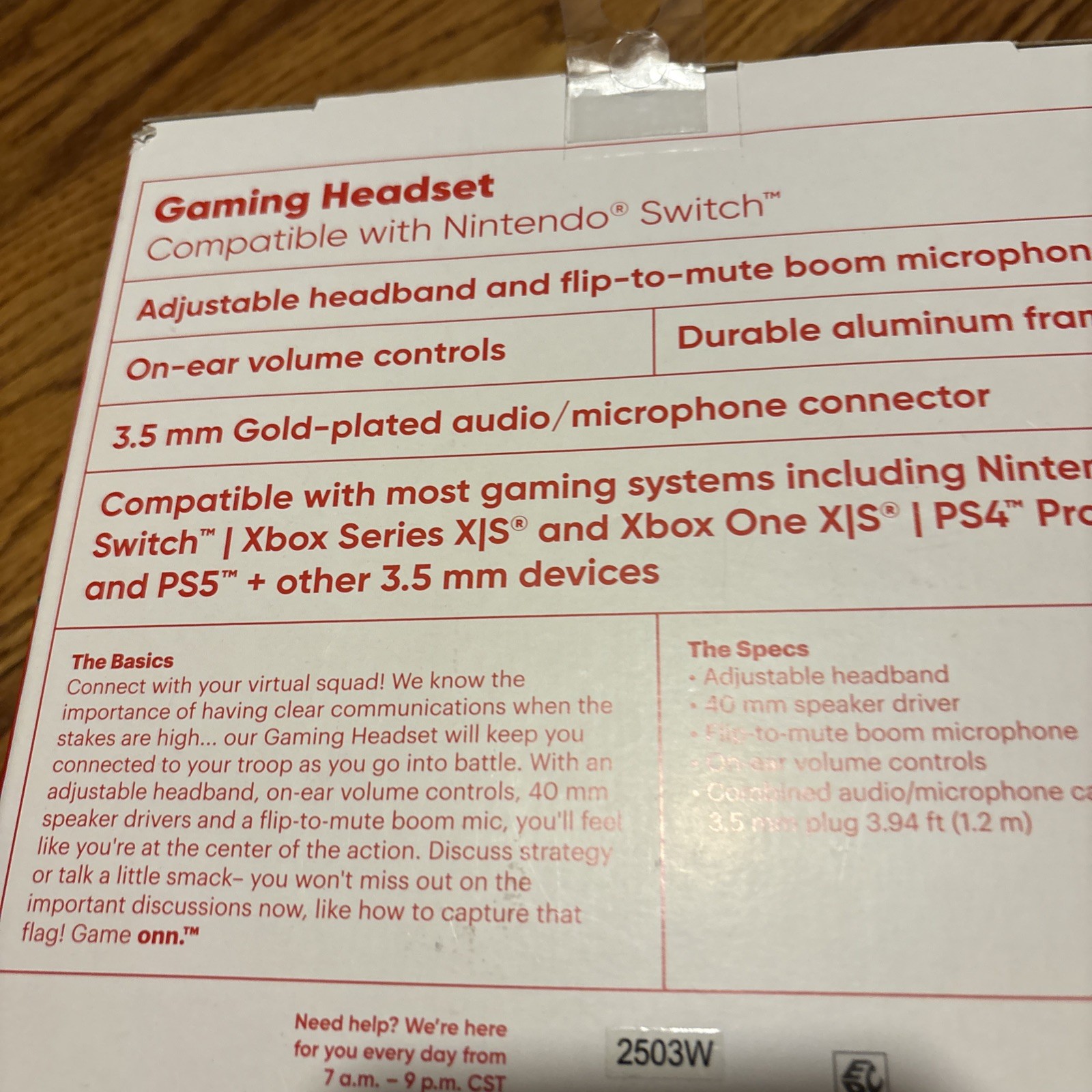 Game Onn Gaming Headset