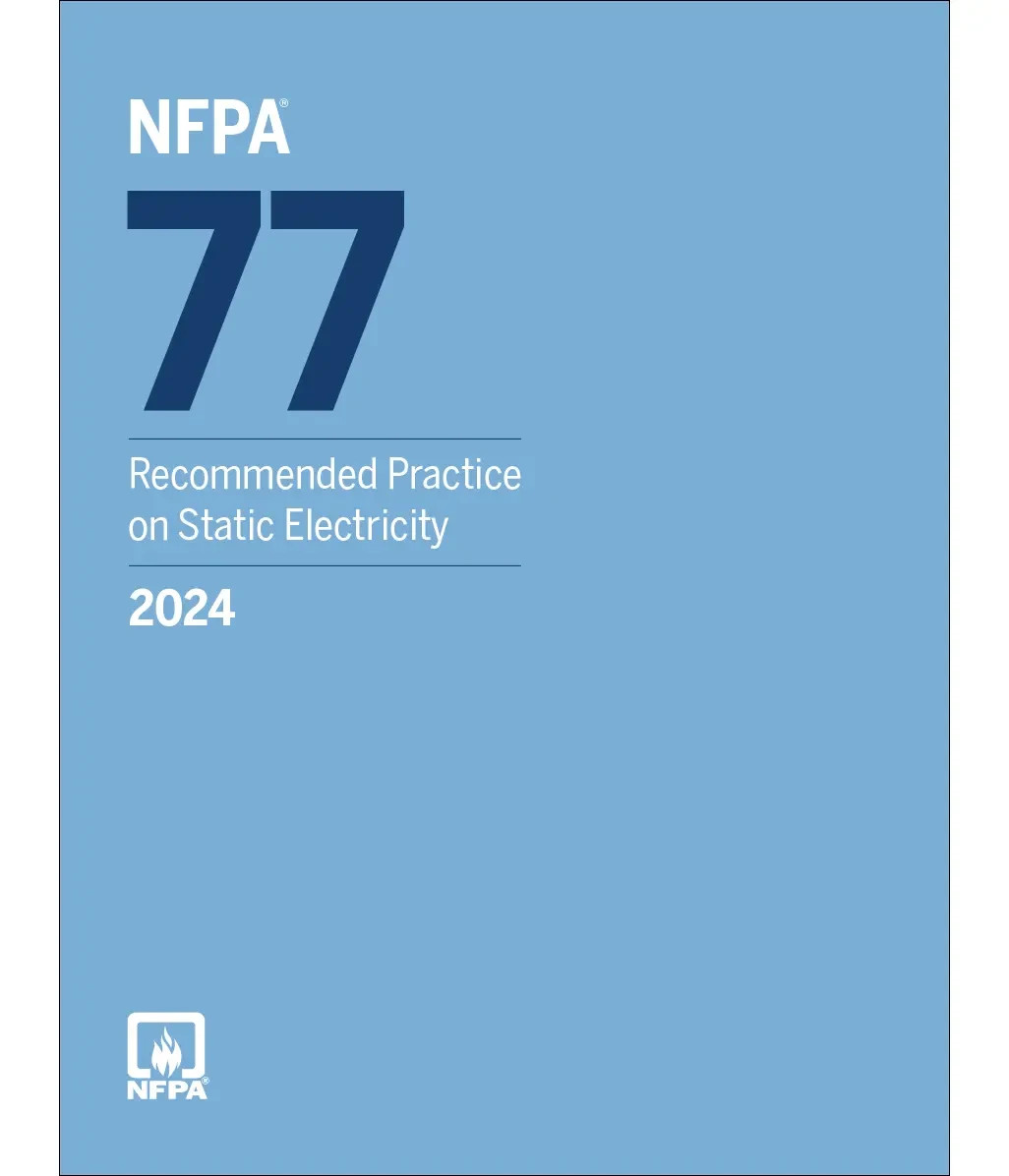 NNFPA 77, Recommended Practice on Static Electricity 2024 PAPERBACK USA ST