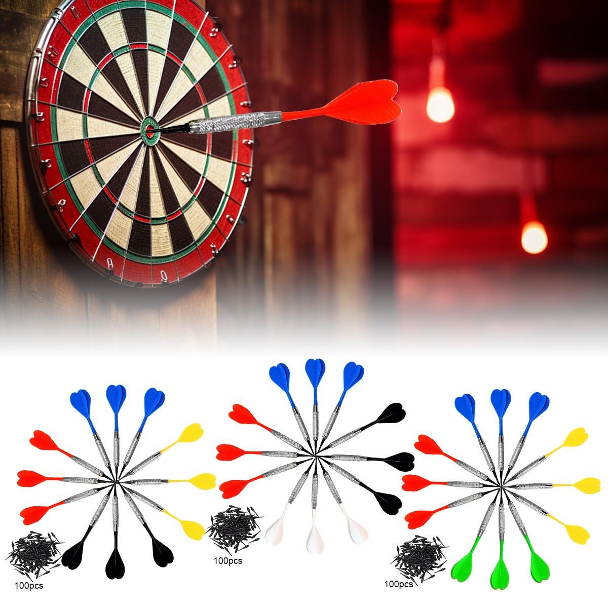 Iron 14g Soft Tip Darts Set 12pcs for Casual and Leisure Throwing