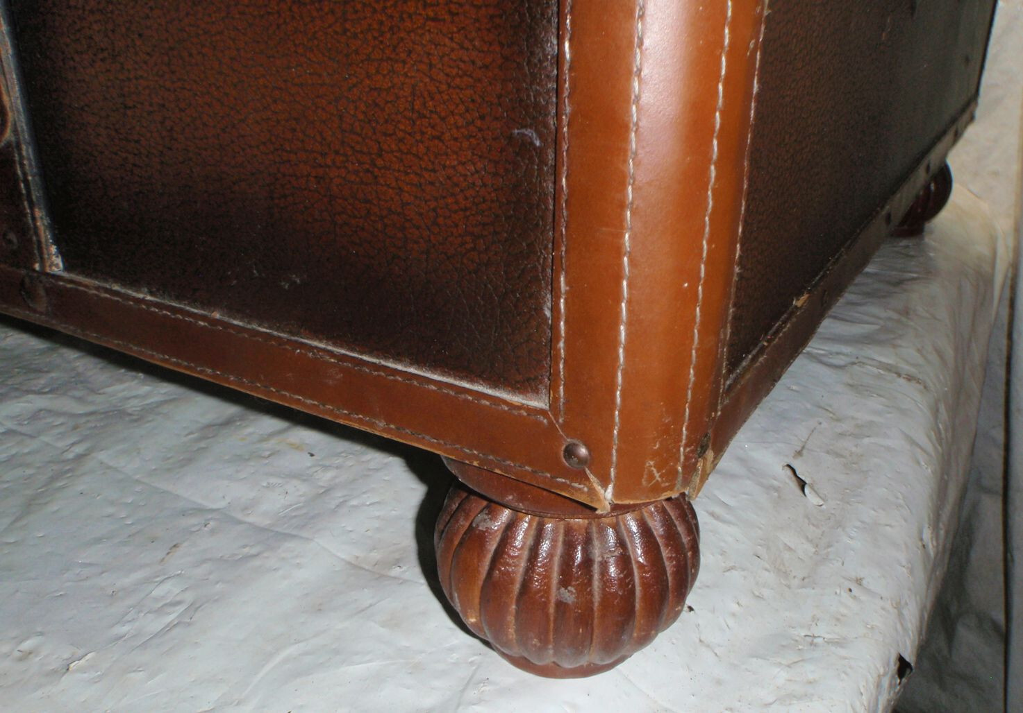 Footstool or Table That Looks Like A Trunk That Has A Drawer In It