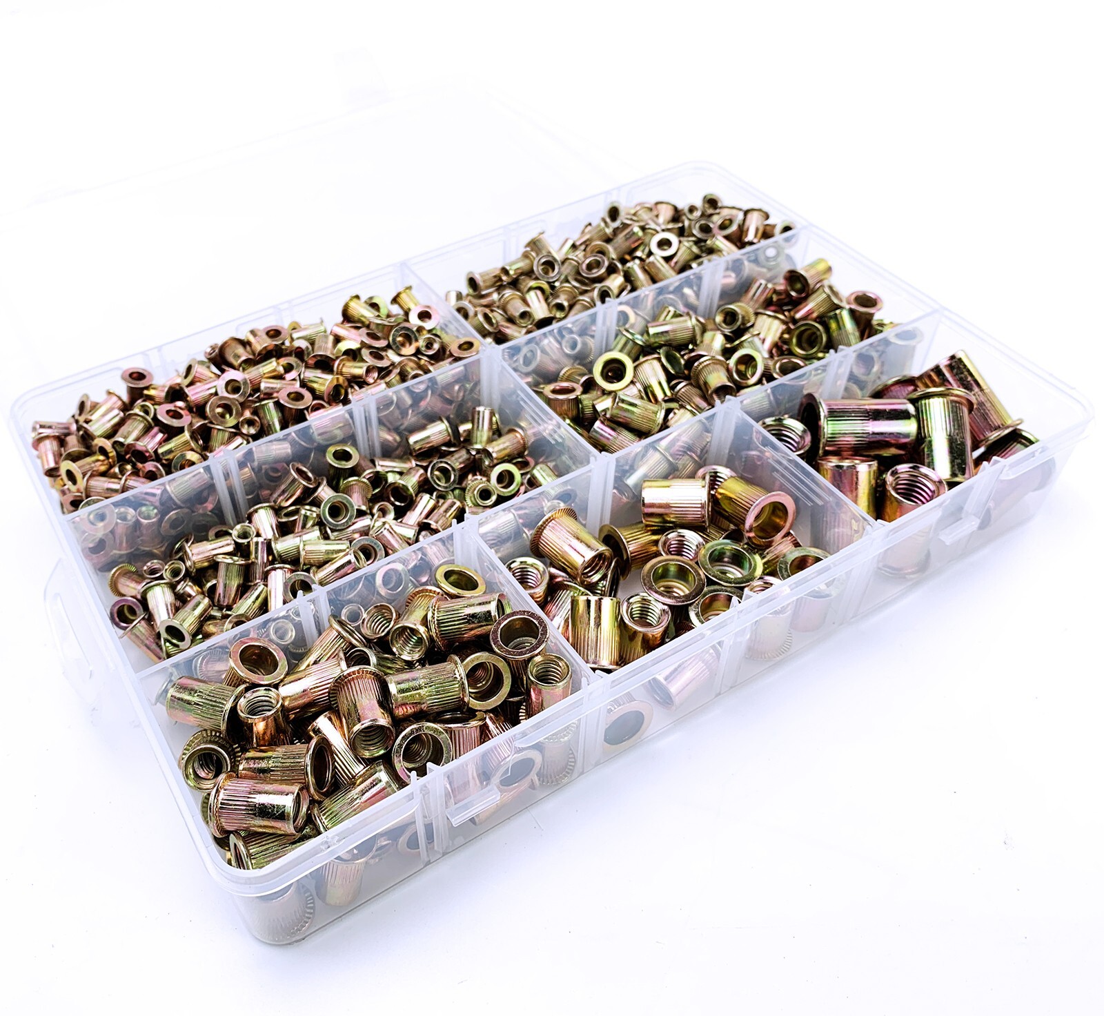 830PC Metric Rivet Nut Kit For Rivnut Gun Nut Setter Thread Setting Nutsert Tool