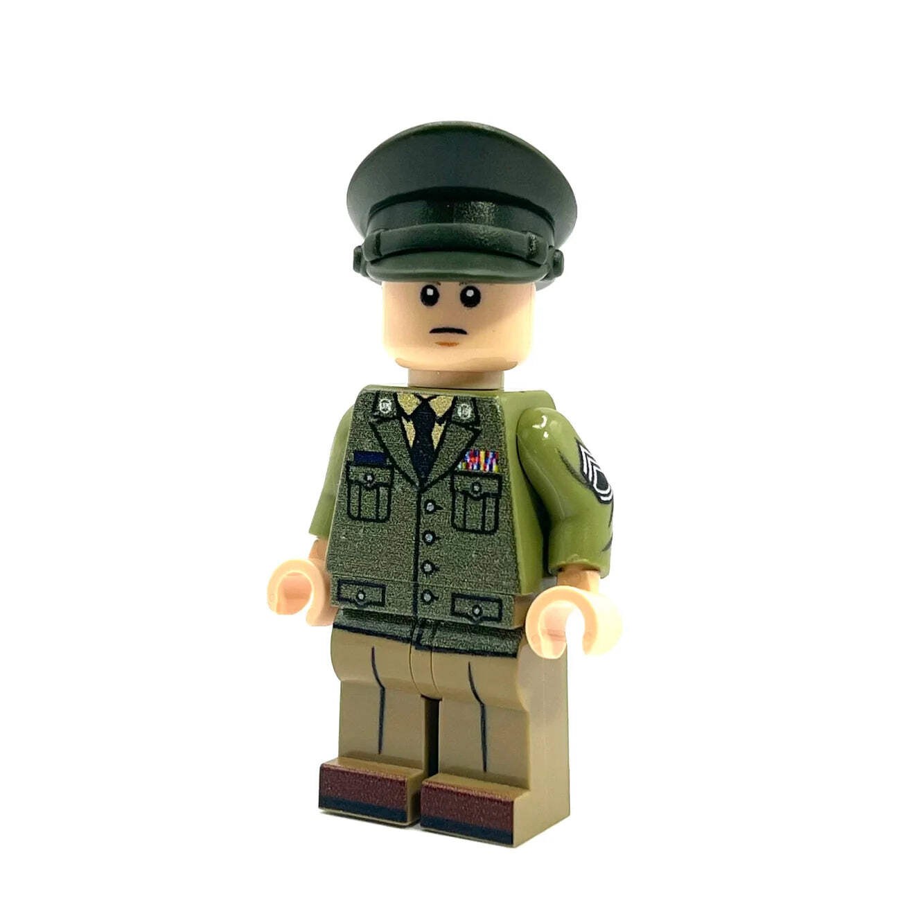 Custom US Army Dress Uniform Minifigure made using LEGO parts - Bricks At War