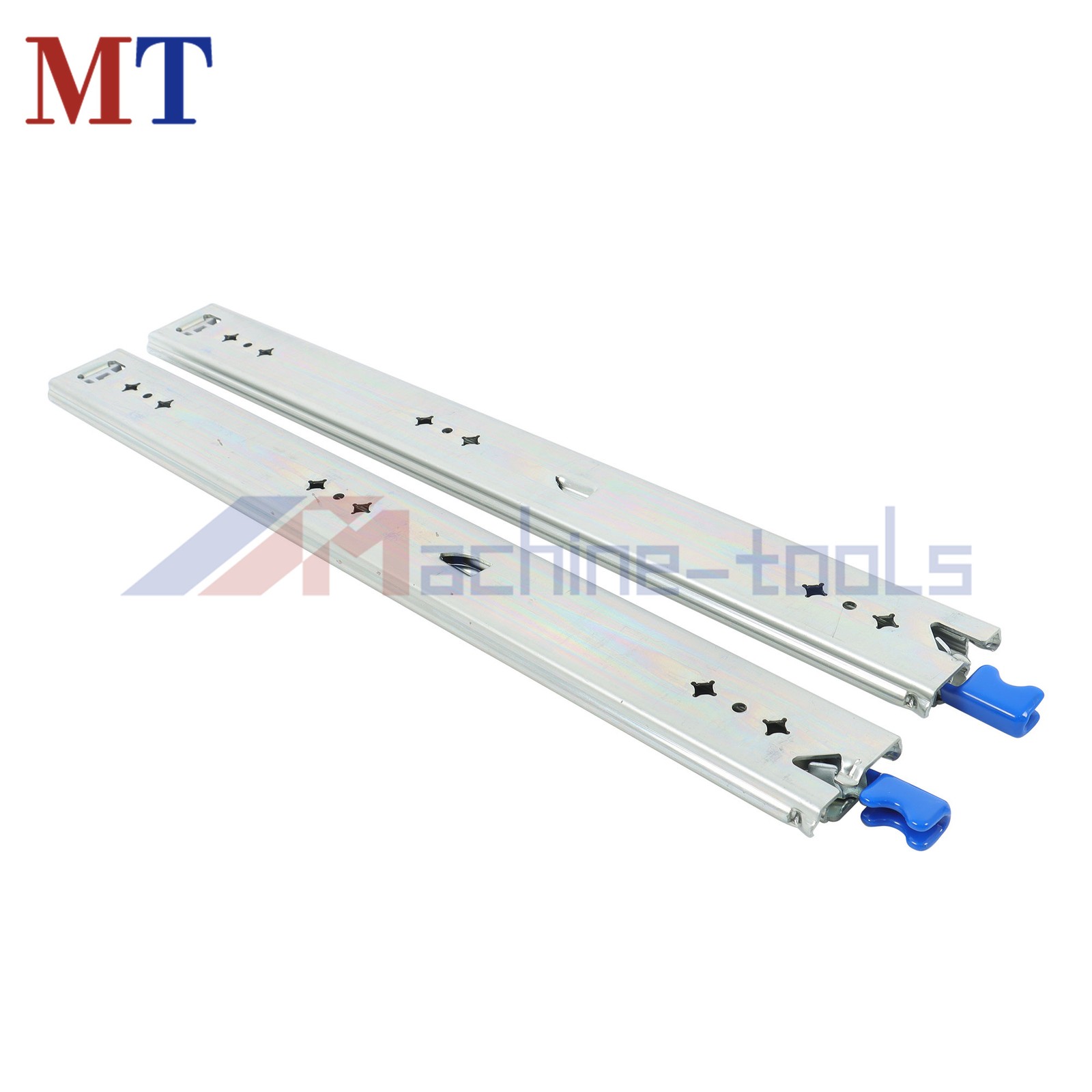 20" Drawer Slides With Locking Mechanism 500lb Full Extension Tool Box