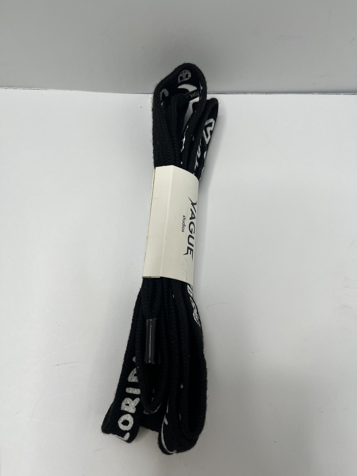 Yague Studios Shoelaces Belt Black 84"