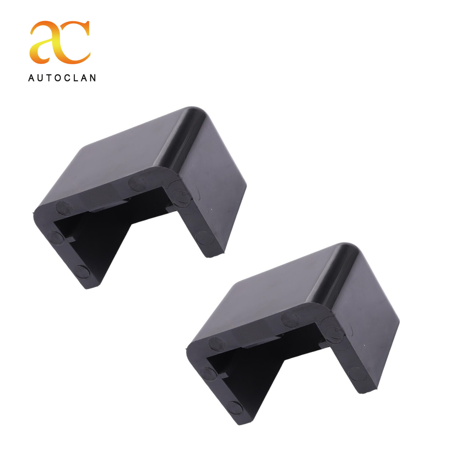 Black 2PCS Bumper Hood Rest Bushing Replace for 2000 2001-2007 Peterbilt 379