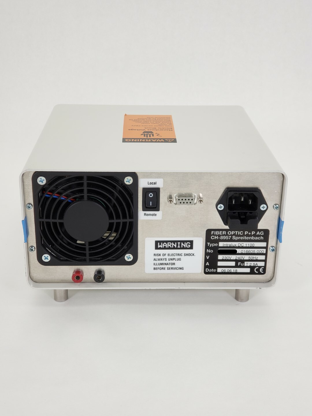 Volpi Intralux DC-1100 Fiber Optic Illuminator Light Source MPN 230V-240V