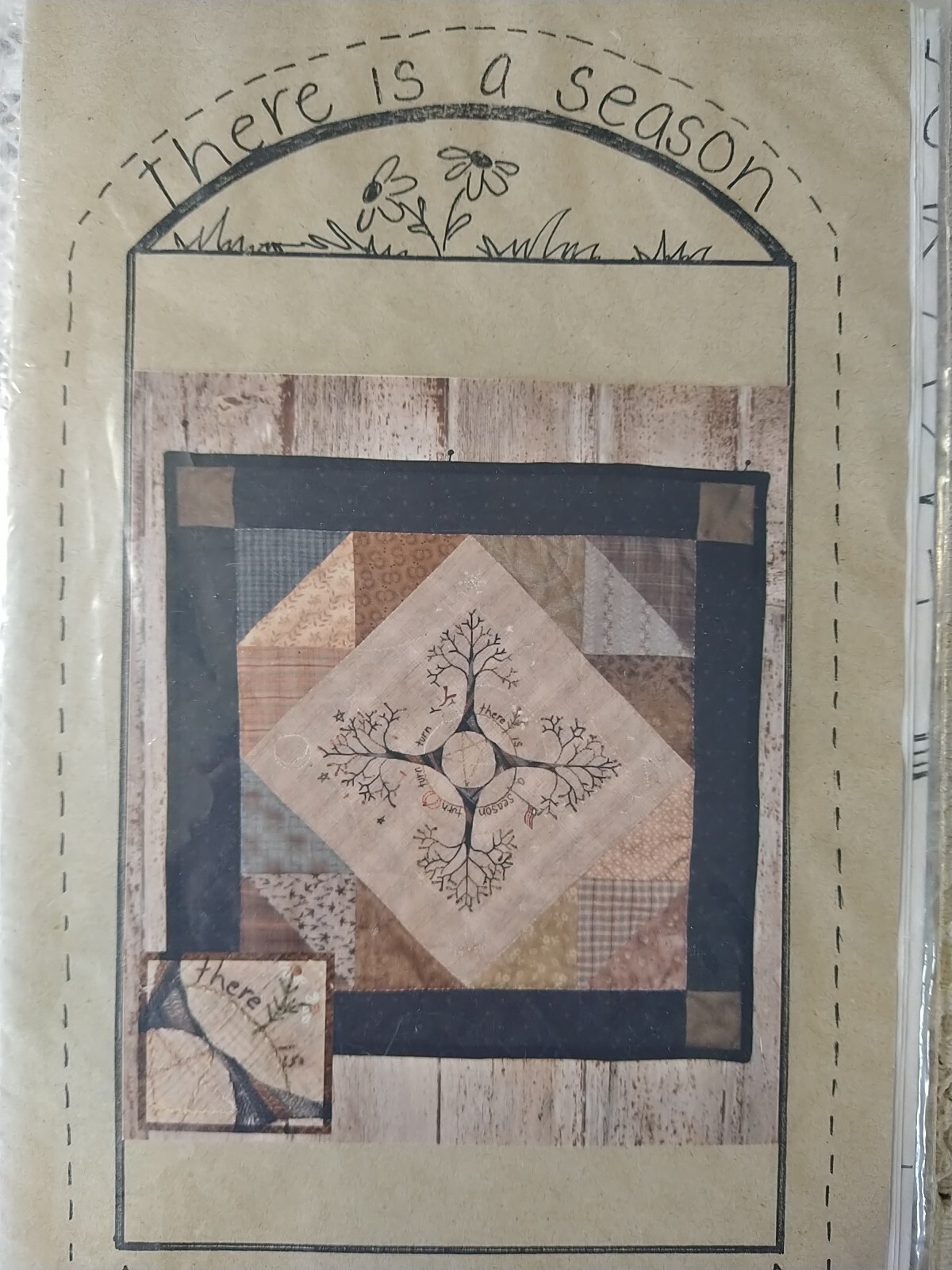 Jacqueline Paton Designs Pattern There Is A Season Embroidery & Quilt Pattern