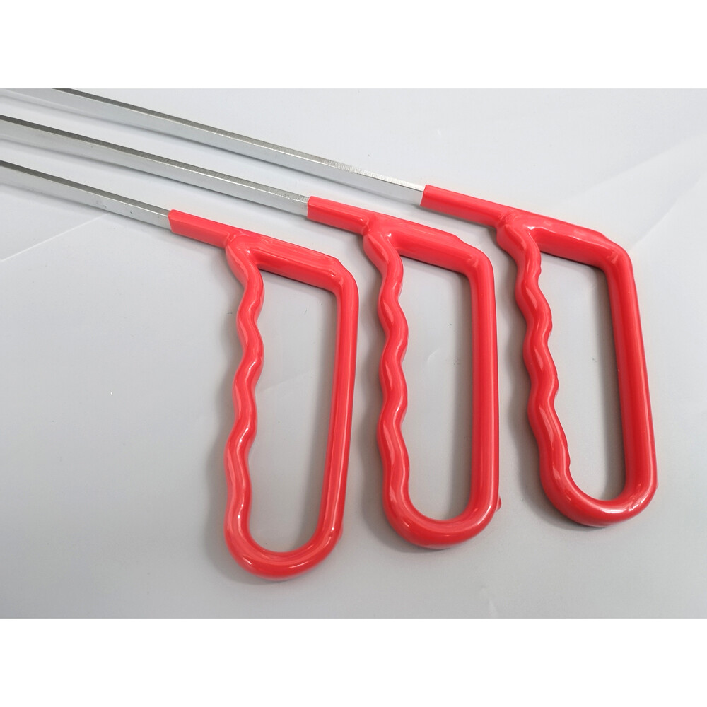 Whale Tail 3 Pieces PDR Tools Dent Repair Rod Hail Damage Removal Car Auto Body