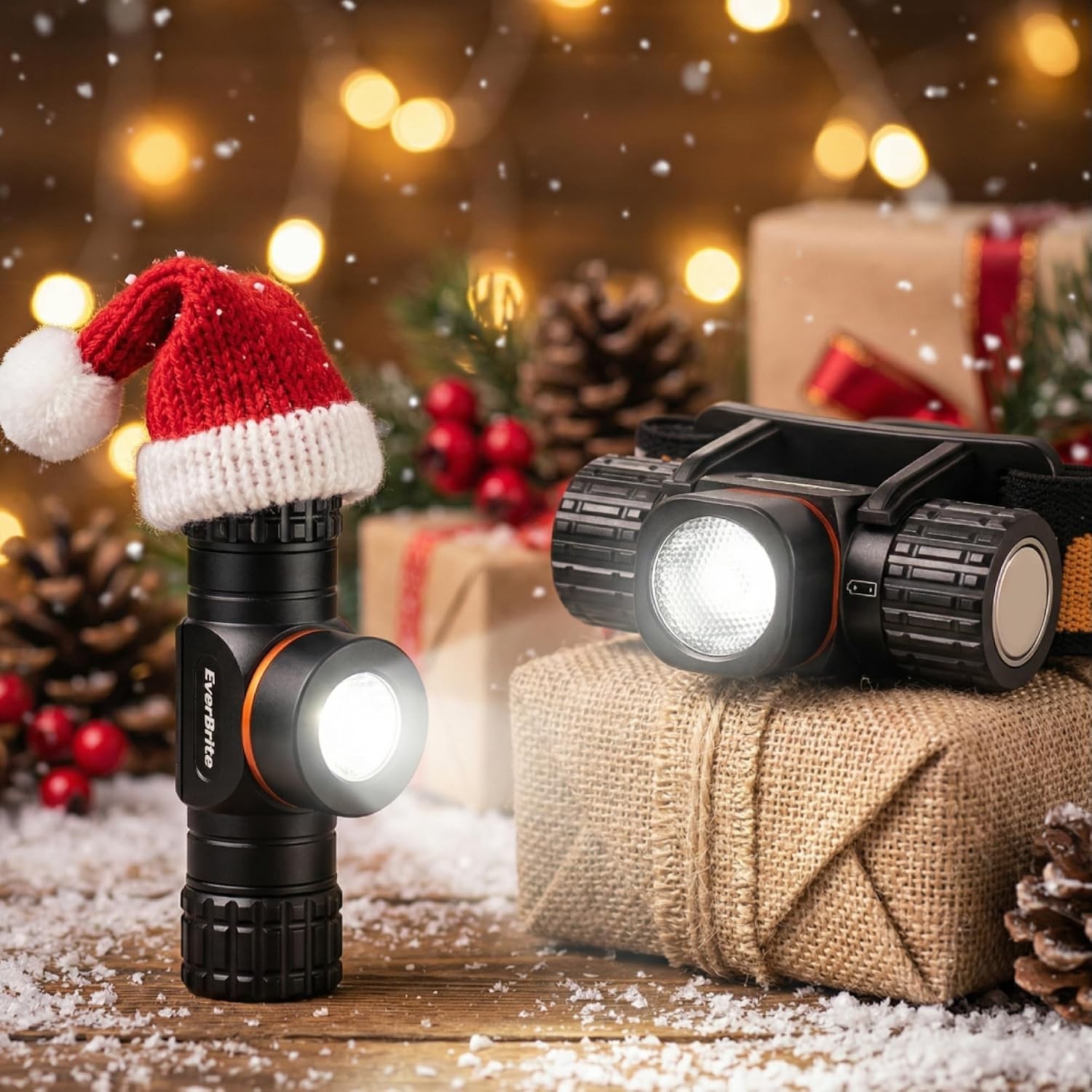 EverBrite 1000Lm Rechargeable Headlamp 5 Modes Magnetic Base