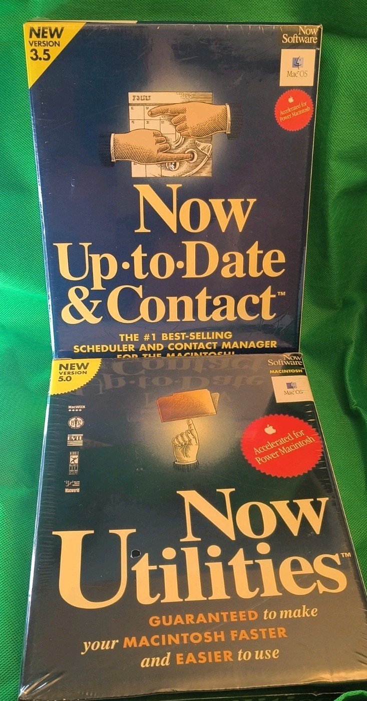Now 2x Software Lot Utilities  5.0 + Up to Date & Contact 3.5 Mac Version SEALED