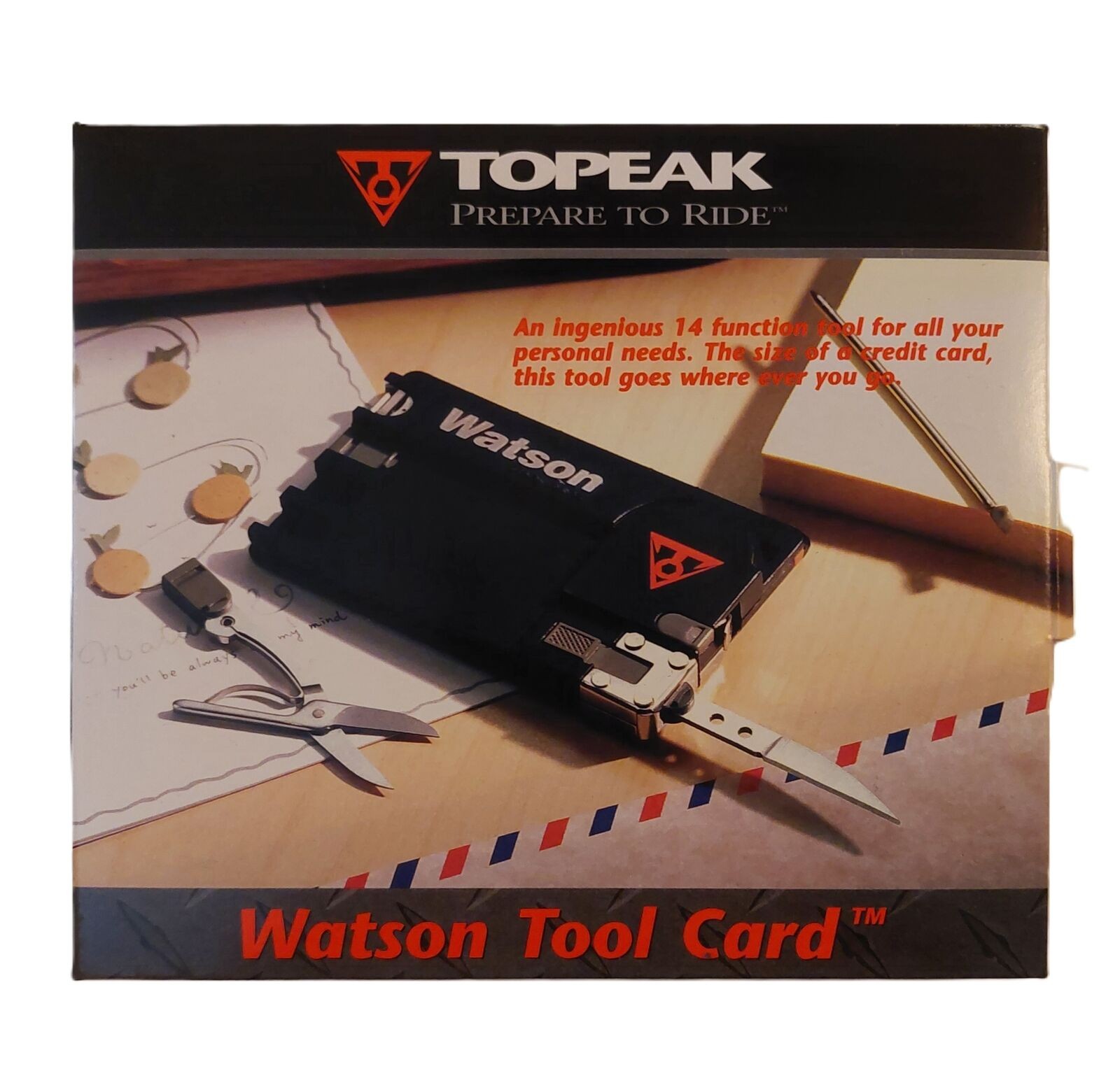 NEW TOPEAK Watson Tool Card 14 Function Multi Tool Credit Card Size