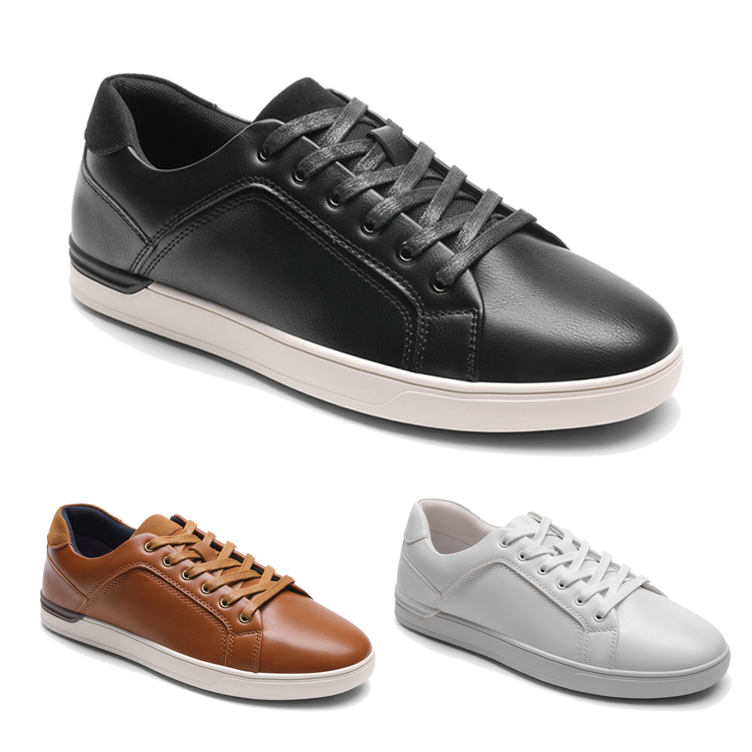 Men Fashion Sneakers Lace up Skate Shoes Classic Walking Shoes Casual Shoes US