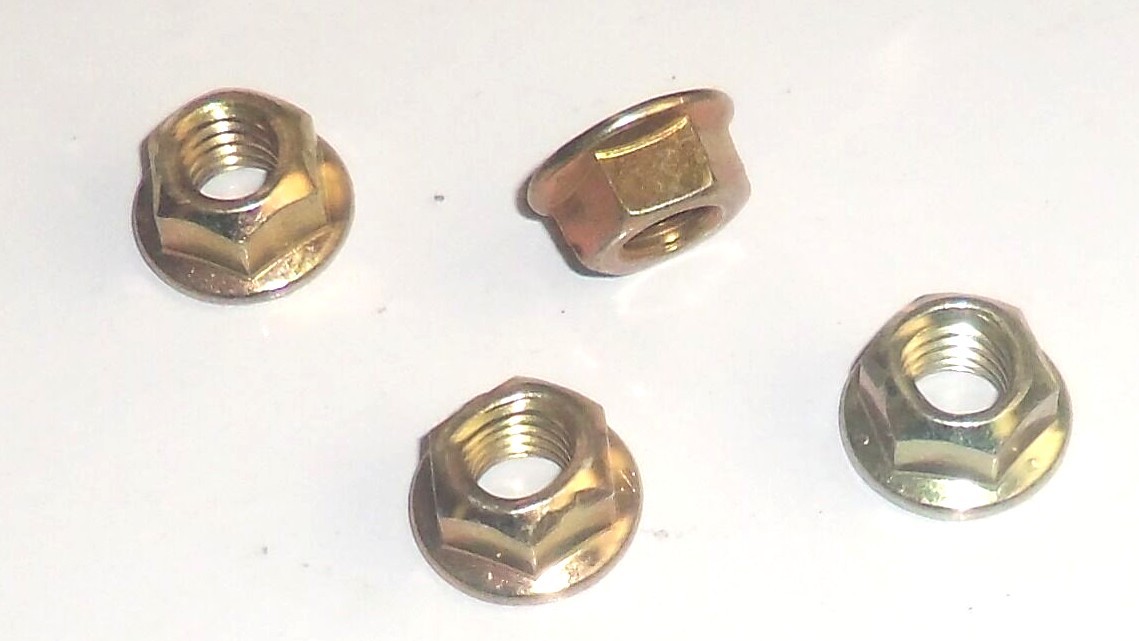 POLARIS OEM NOS SNOWMOBILE ATV HUB NUTS PACK OF FOUR 4 7542423