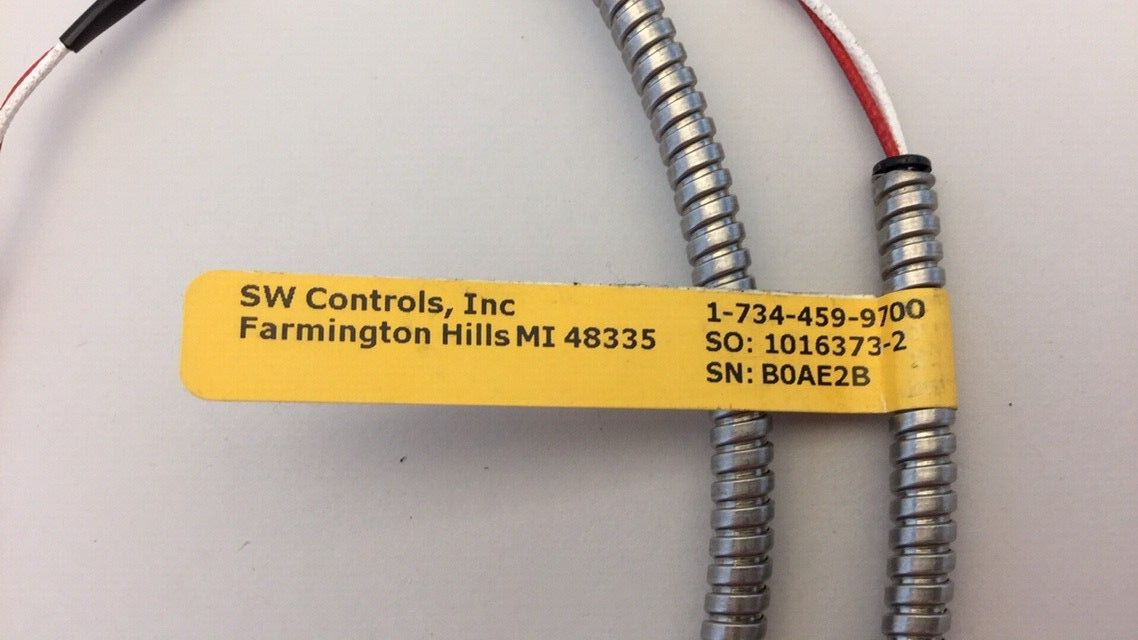 SW Controls J48G-002(1/2)-SC-8HN23Z-H Thermocouple 1/2" X 1/2" NPT 1/4" Sheath