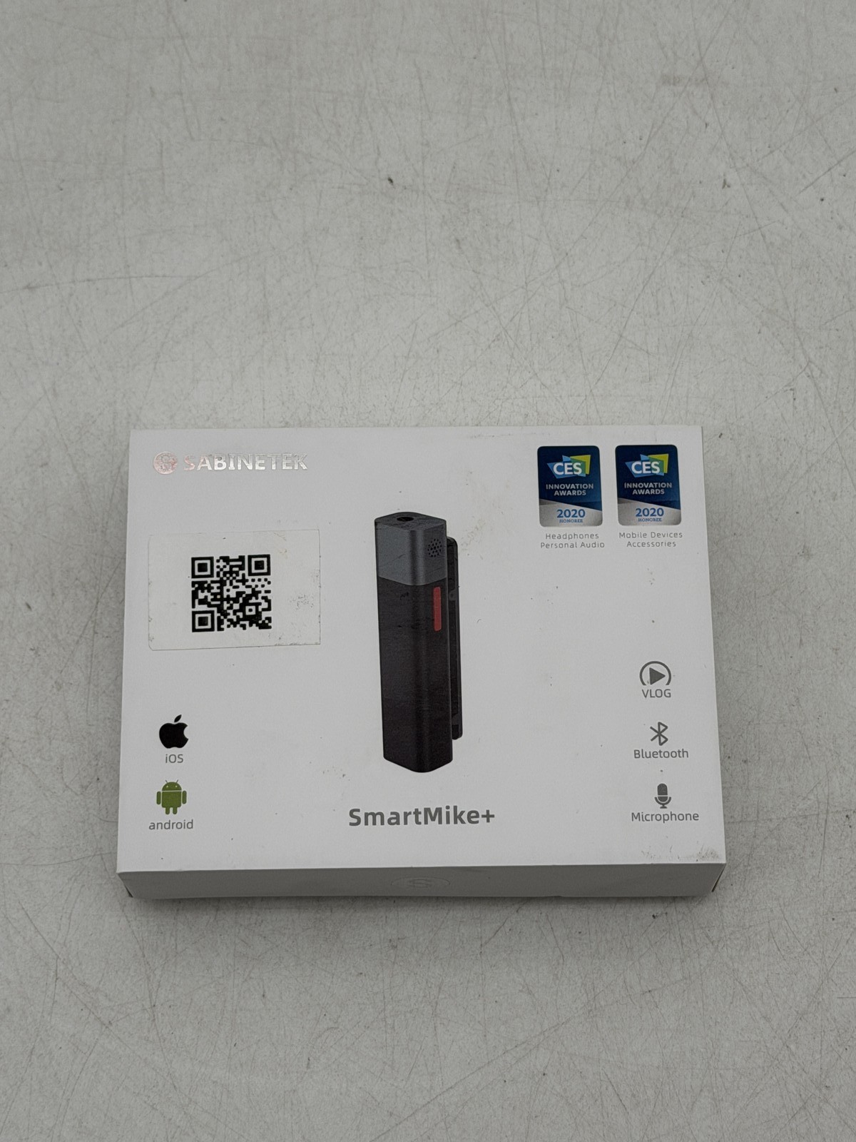 Sabinetek S610 SmartMike+ Wireless Bluetooth Microphone  - OPEN BOX UNTESTED