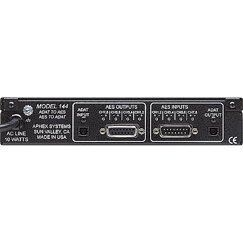 Aphex 144 : Bi-Directional Digital Converter : ADAT ↔ AES : single unit