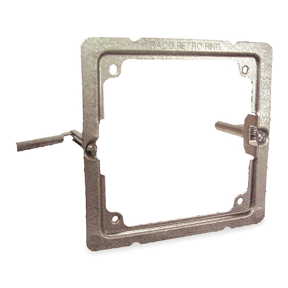 RACO 205RAC Box Support,Retro Ring,4 In,1-Gang 2DCT5