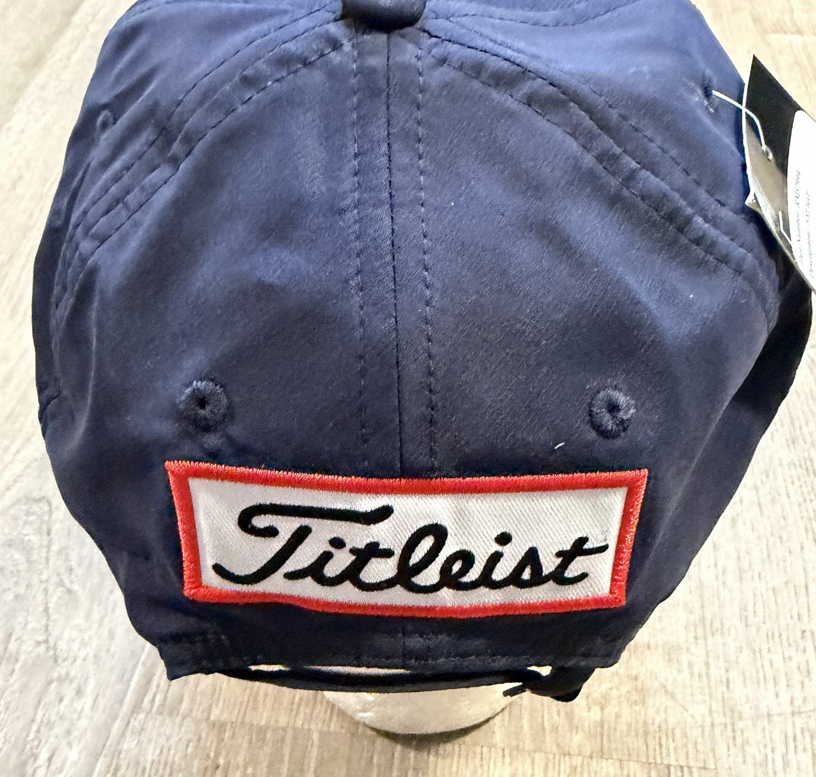 Titleist NXT Tour Adjustable Strap Golf Hat Script NOS Navy Blue NWT