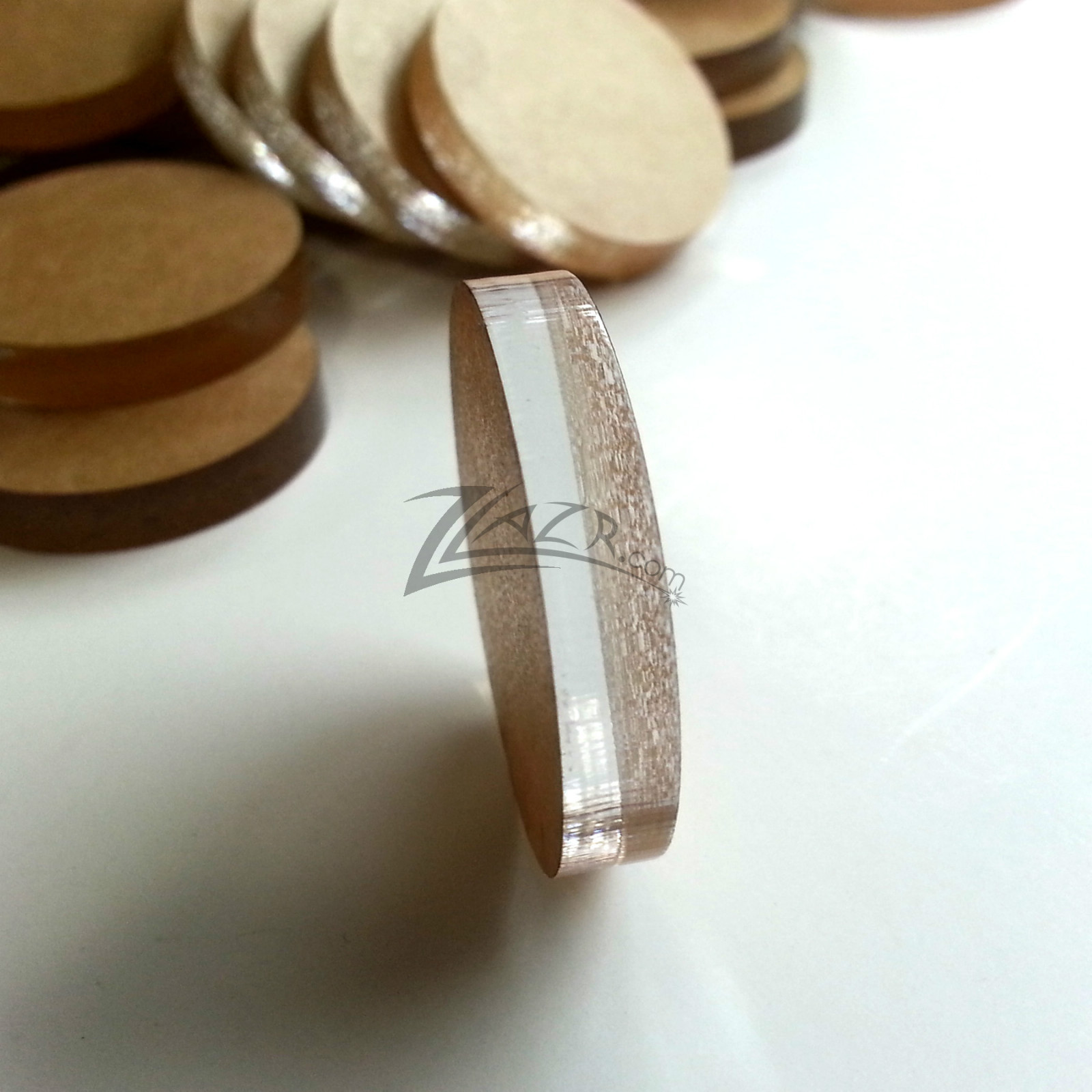 (10) 1"x1/4" THICK CLEAR Acrylic Circle Polished Disc Plastic Plexiglass Base