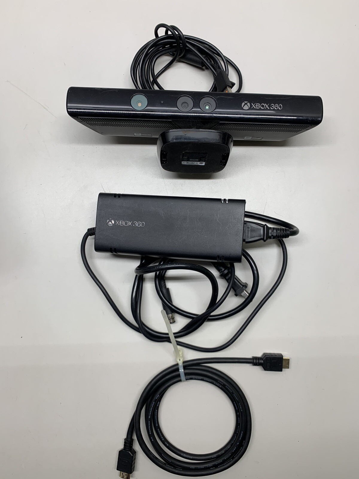 Xbox 360 Video Game System Console 1538 Kinect Sensor 5 Games Tested Working