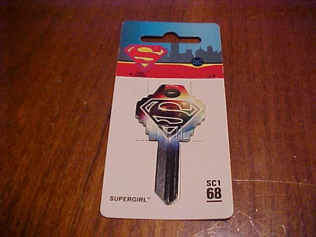 "CLEARANCE" SUPER GIRL BLUEISH SC/1  Brand new uncut blank House Key