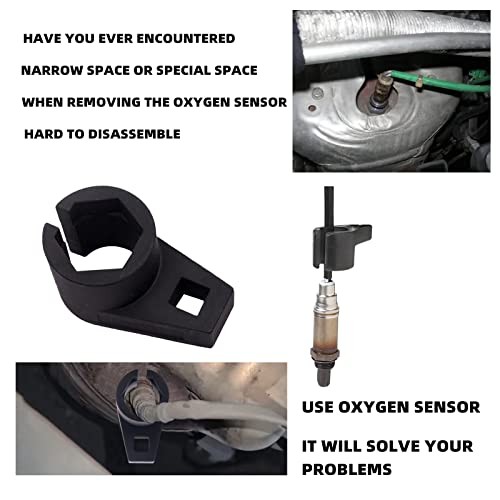 Premium Offset Oxygen Sensor Socket, 3/8 Inch Drive, 7/8 Inch (22mm), High