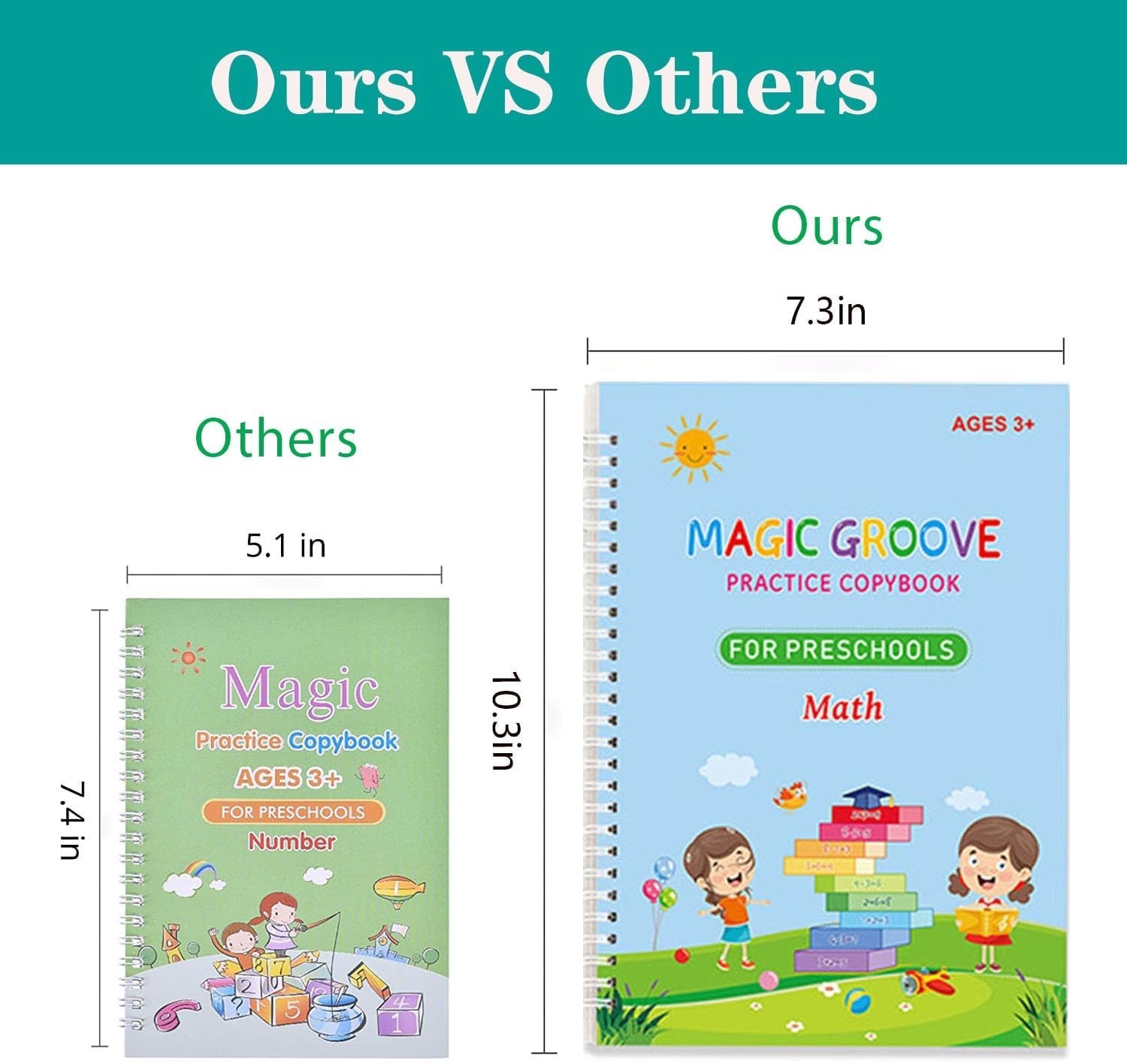 Engaging Handwriting Practice Set - Magic Grooved Workbook for Young Learners
