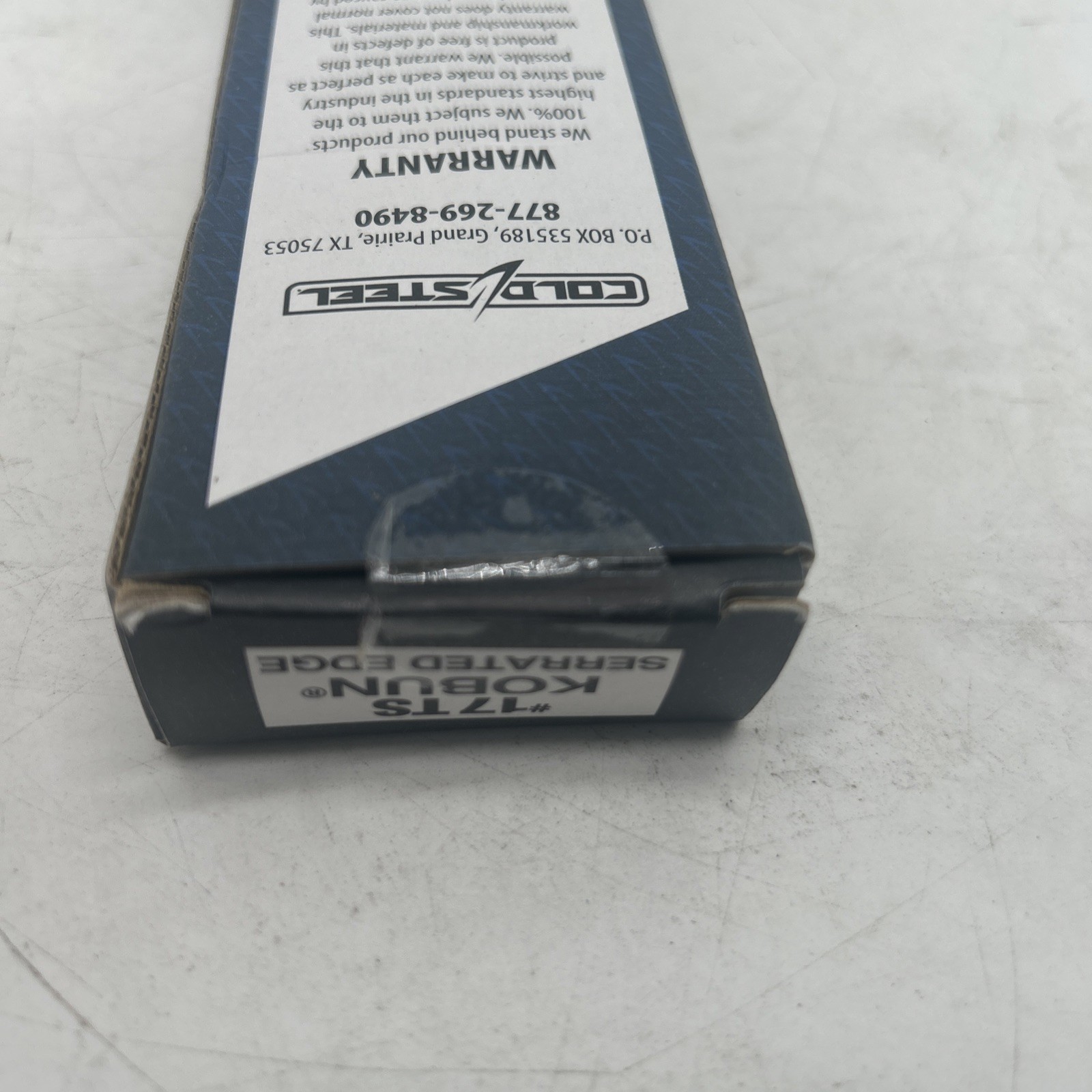 Cold Stl Kobun Boot Serrated Edge 17TS J45