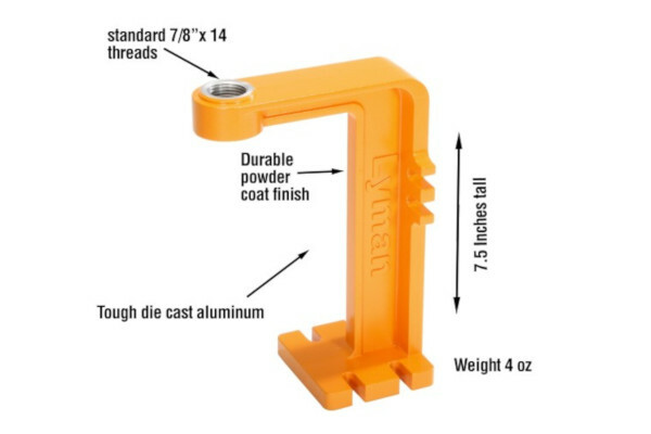Lyman® Brass-Smith® Powder Measure Stand, 7/8”x 14 threads, Aluminum, SHIPS FREE
