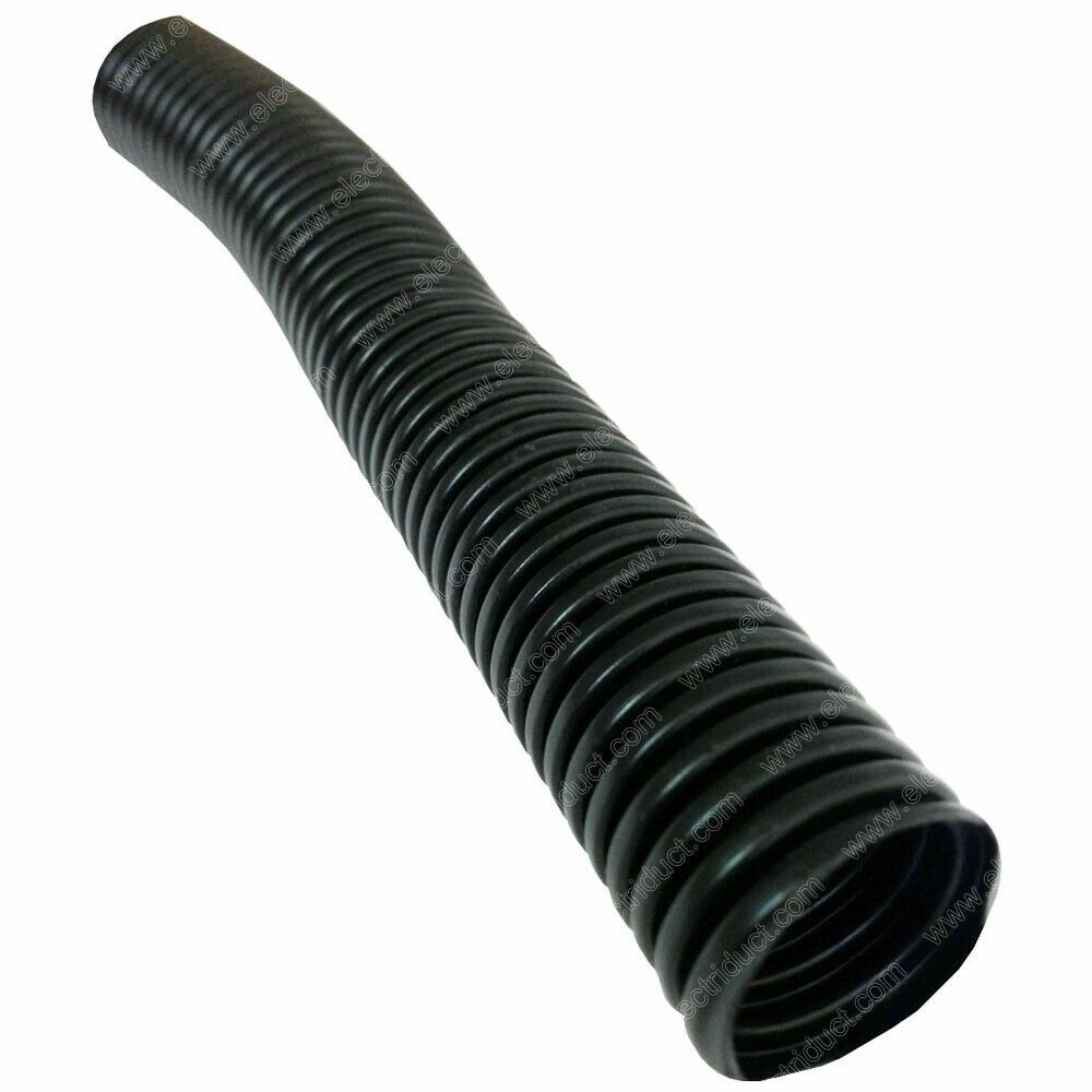 Corrugated Flexible Non-Split Polypropylene Wire Loom Conduit - Black, White