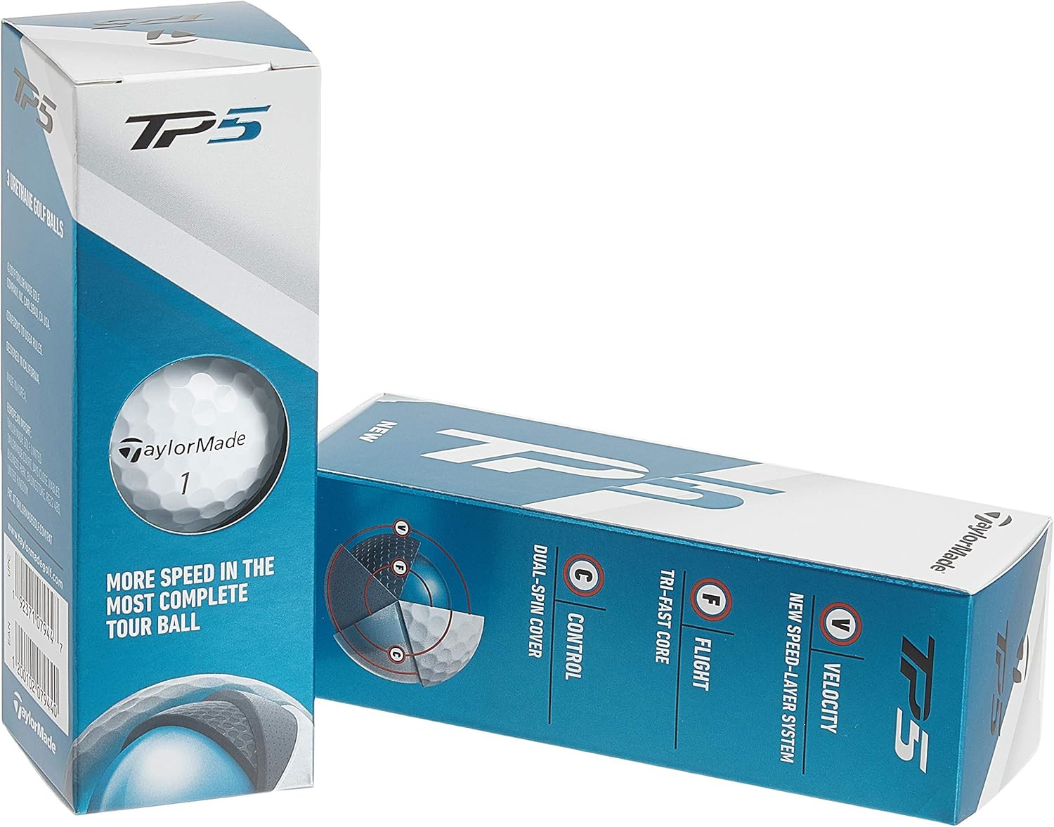 TP5 Golf Balls (One Dozen), White, Large