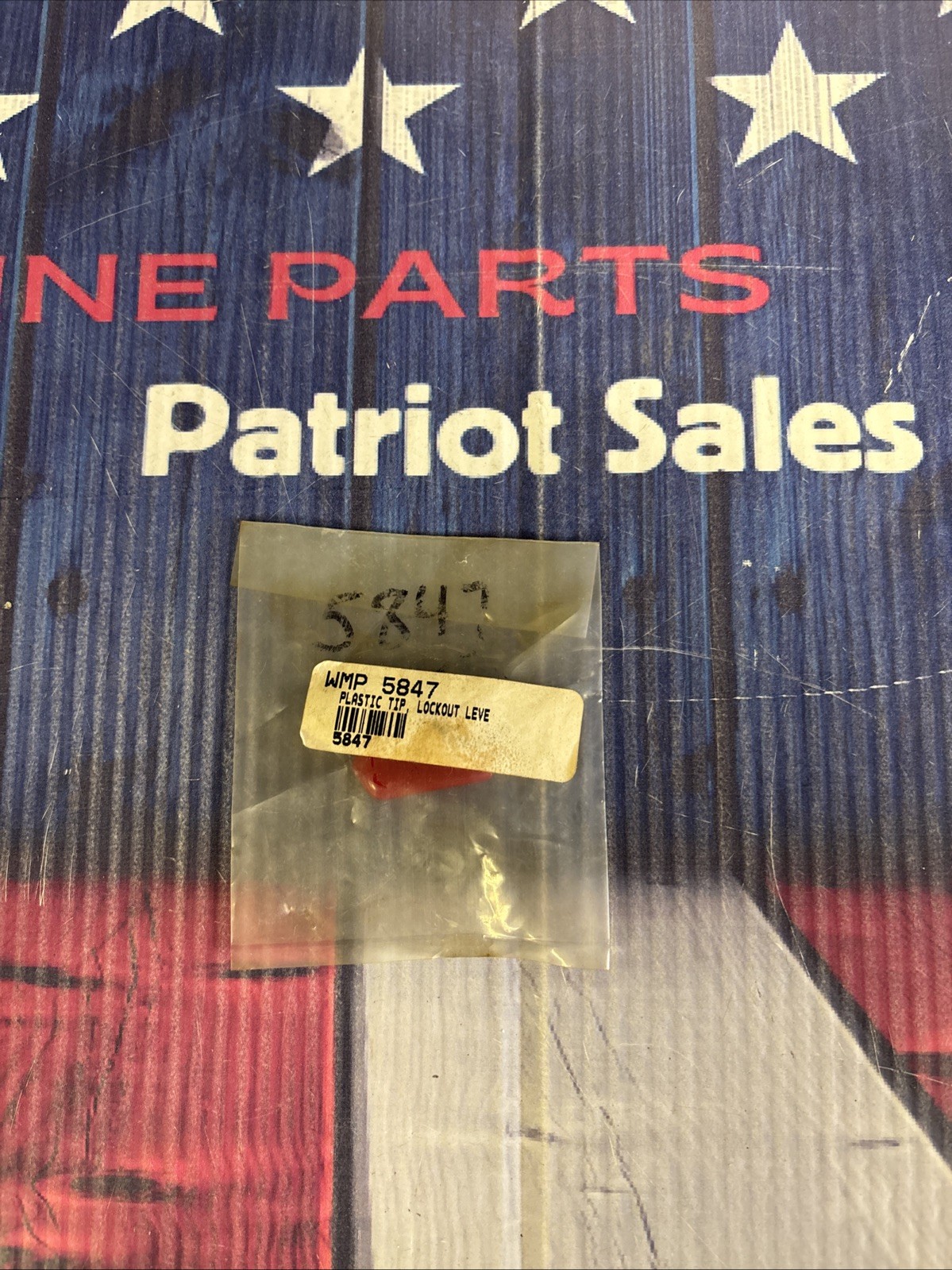 walker mfg lockout lever plastic tip part # 5847