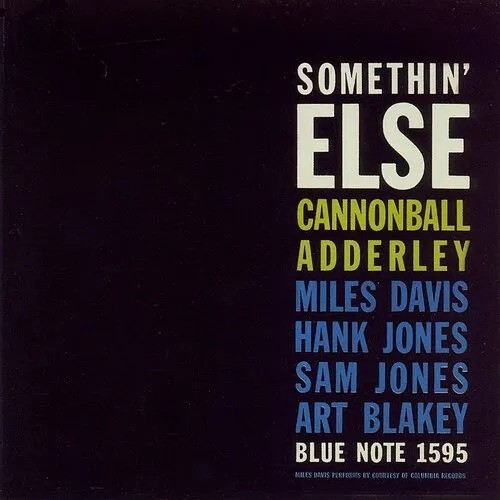 Cannonball Adderley - Somethin' Else - Limited 180-Gram Crystal Clear Vinyl with