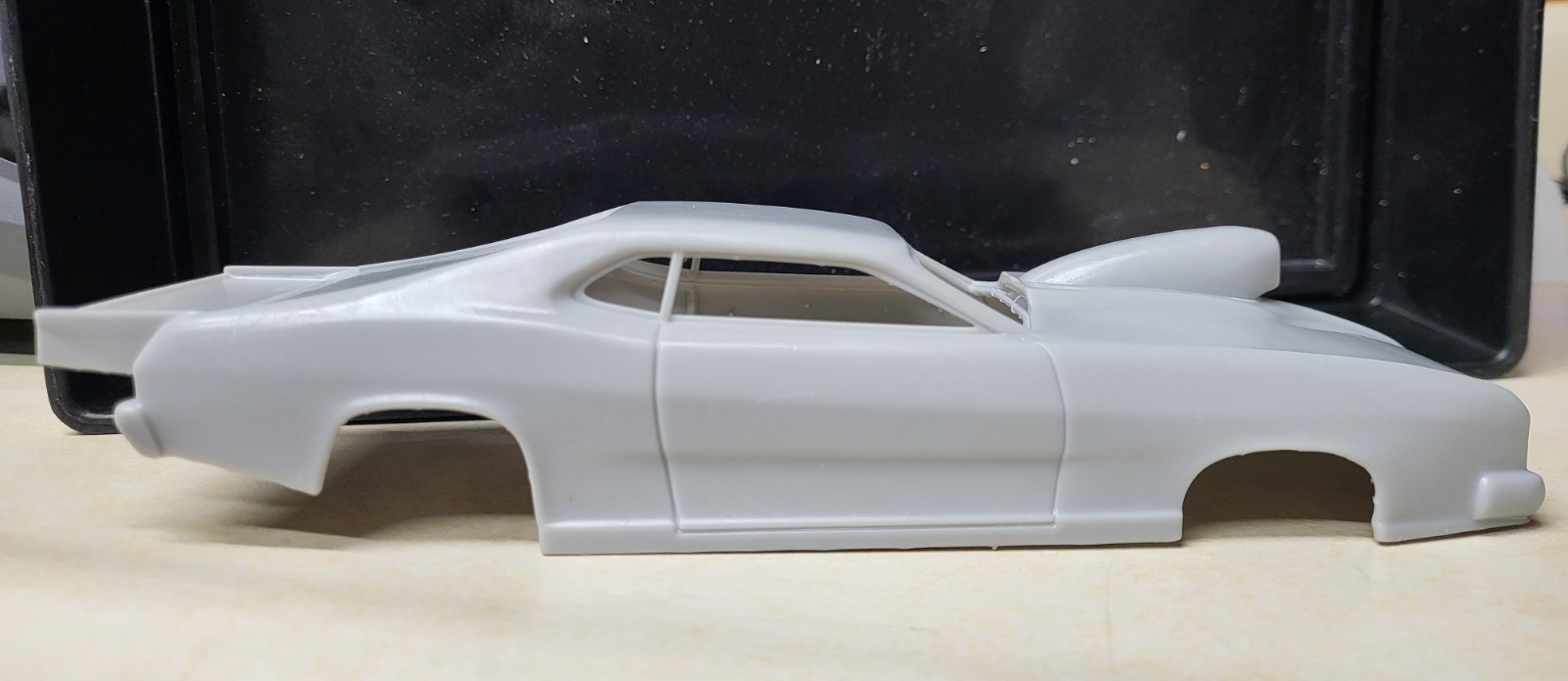 1/24 scale resin 3d printed 1970 Duster Pro Mod drag body model slot car