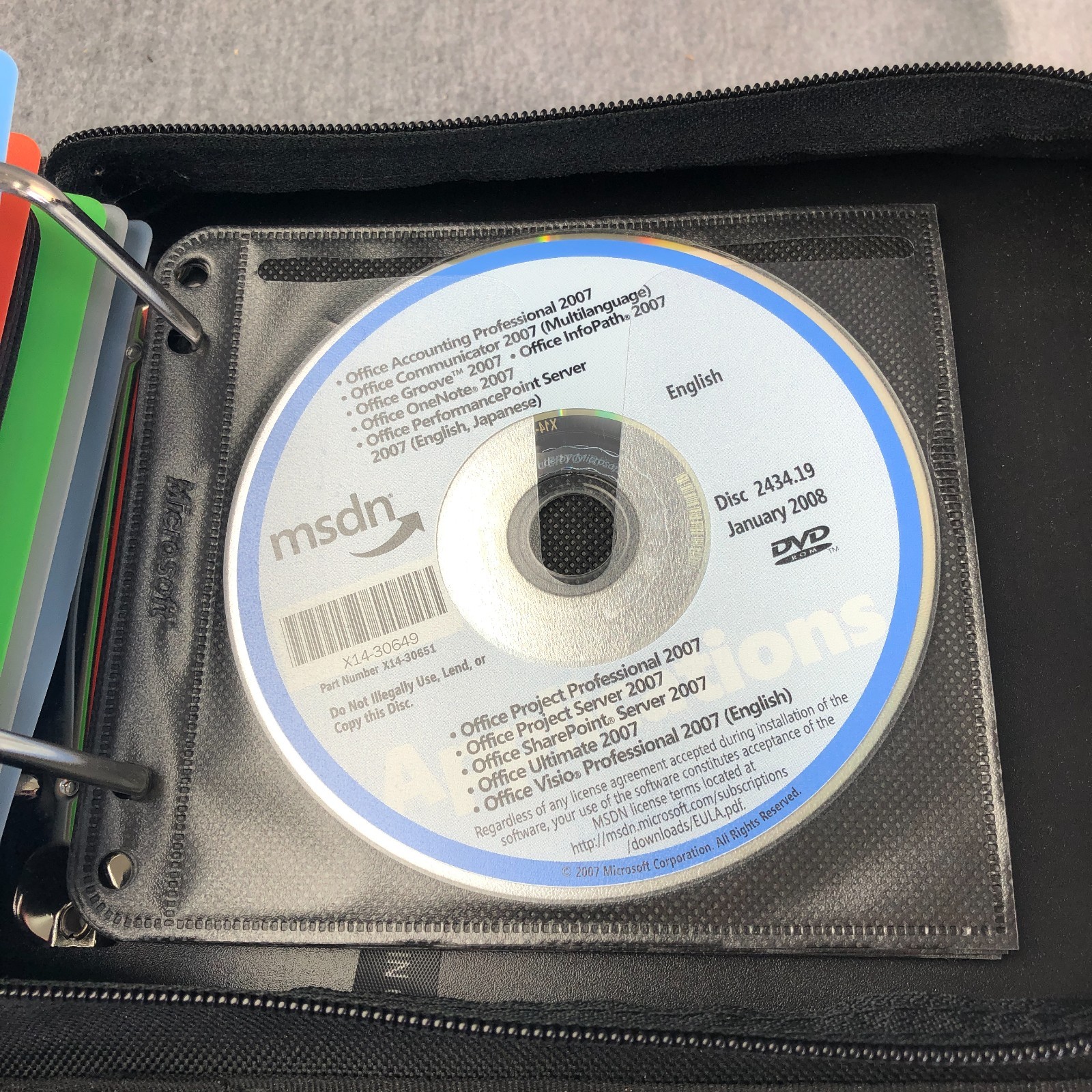 Microsoft MSDN Subscriptions Universal 2007 Software Architect ~ Used