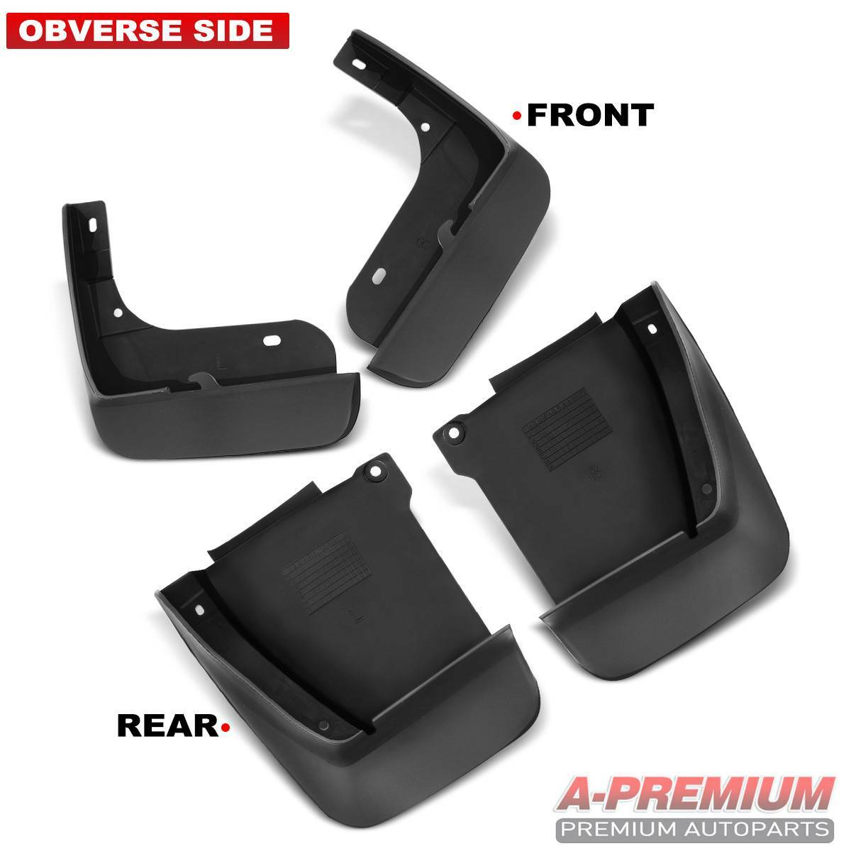 4PCS Splash Guards Mud Flaps Mudguards for Honda Accord 2003-2007 Front and Rear