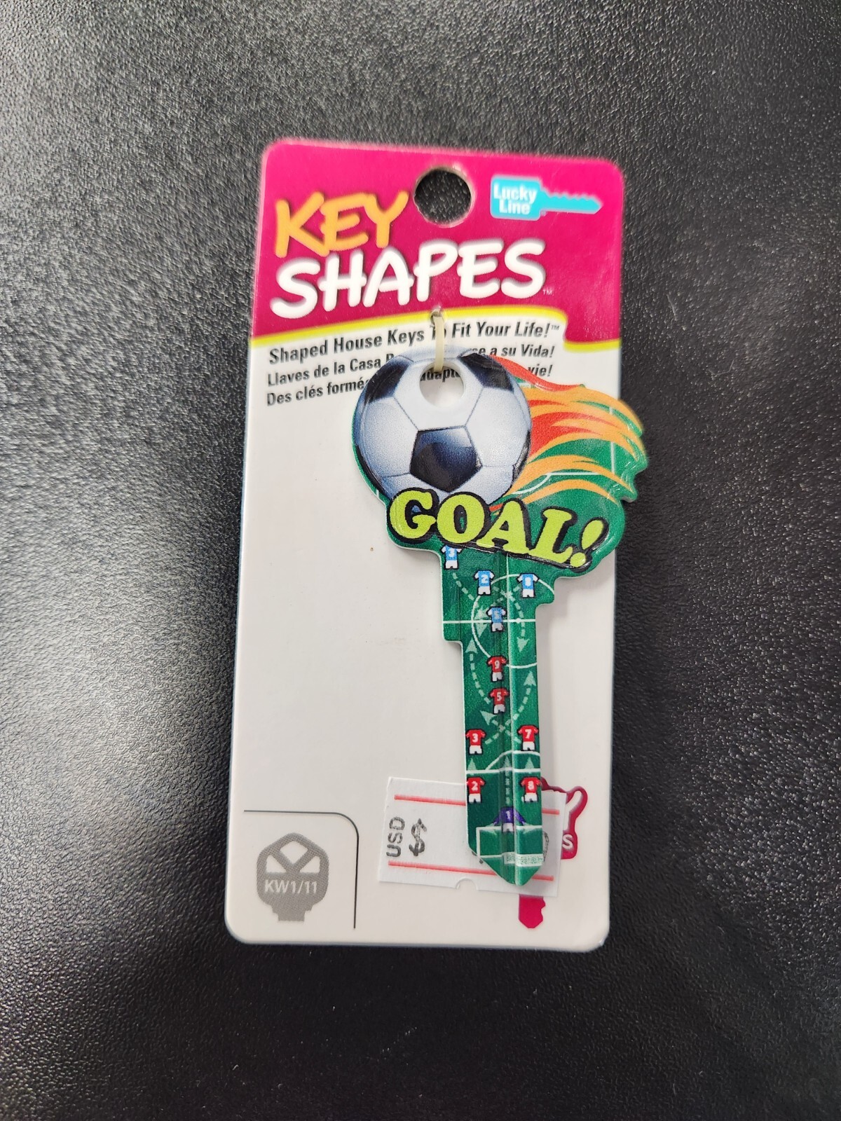 SOCCER BALL GOAL KWIKSET KW1/KW10 KEYBLANK - READ DETAILS BELOW