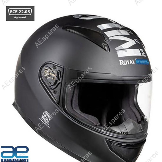 Street Prime MLG Camo Helmet Matt Black For Royal Enfield Rider @UK