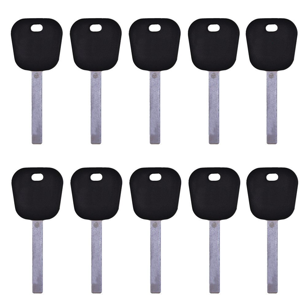Uncut Transponder Key Replacement for GM ID46 GM Circle + Chip B120-PT (10 Pack)