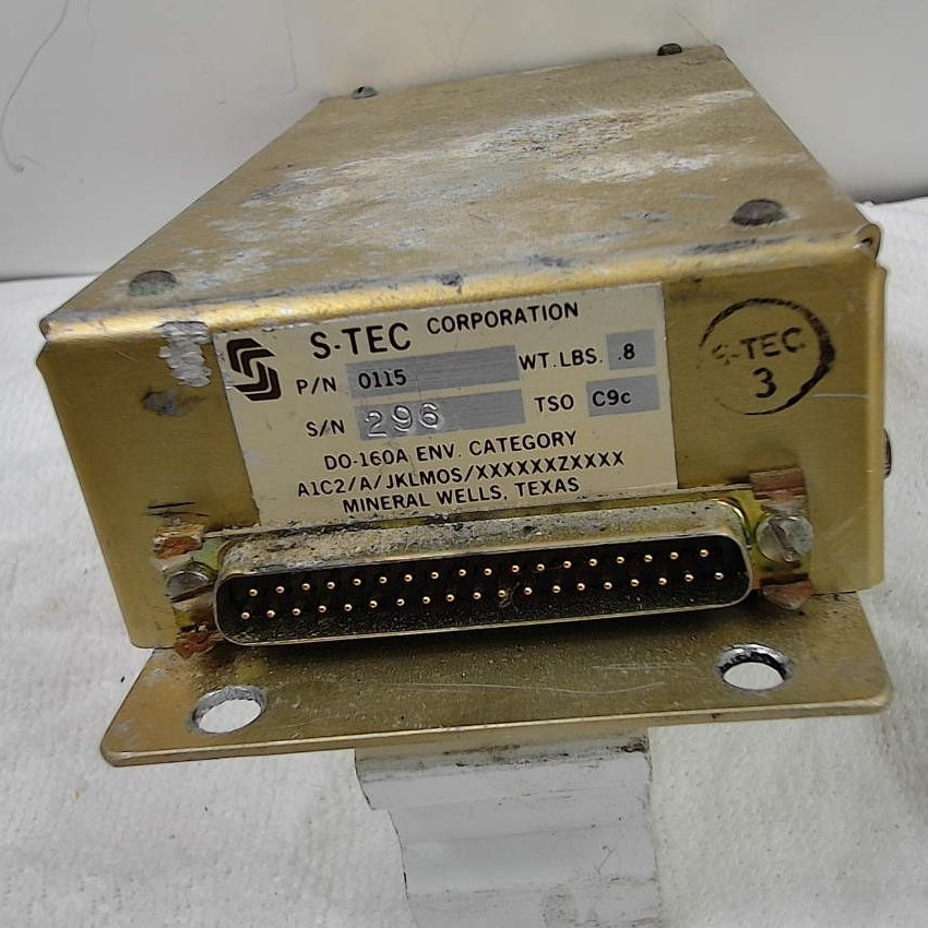 Autopilot Altitude Vertical Speed Select S-TEC Corporation 0115 (CORE)