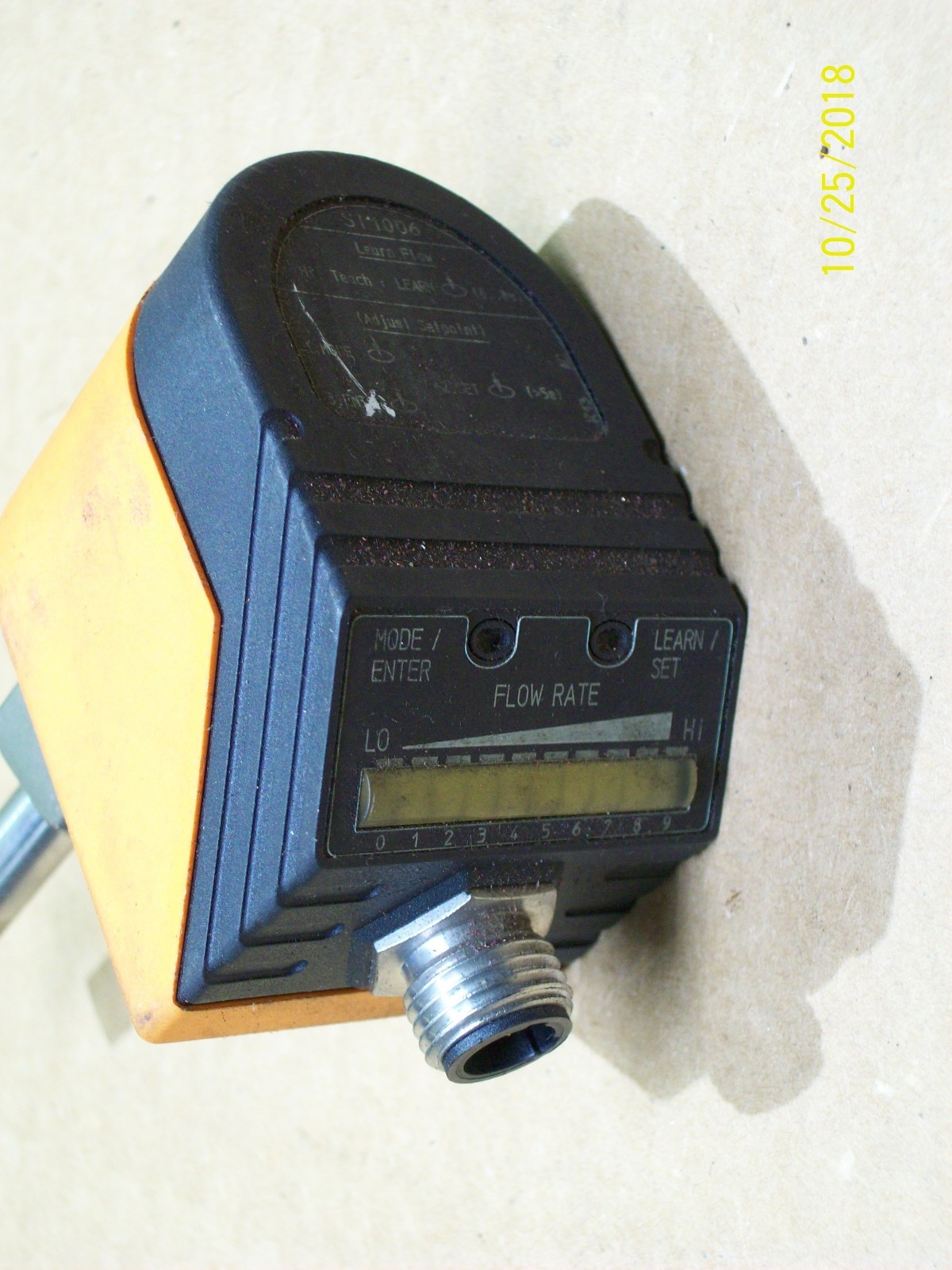 IFM ELECTRONIC FLOW SENSOR , SI1006
