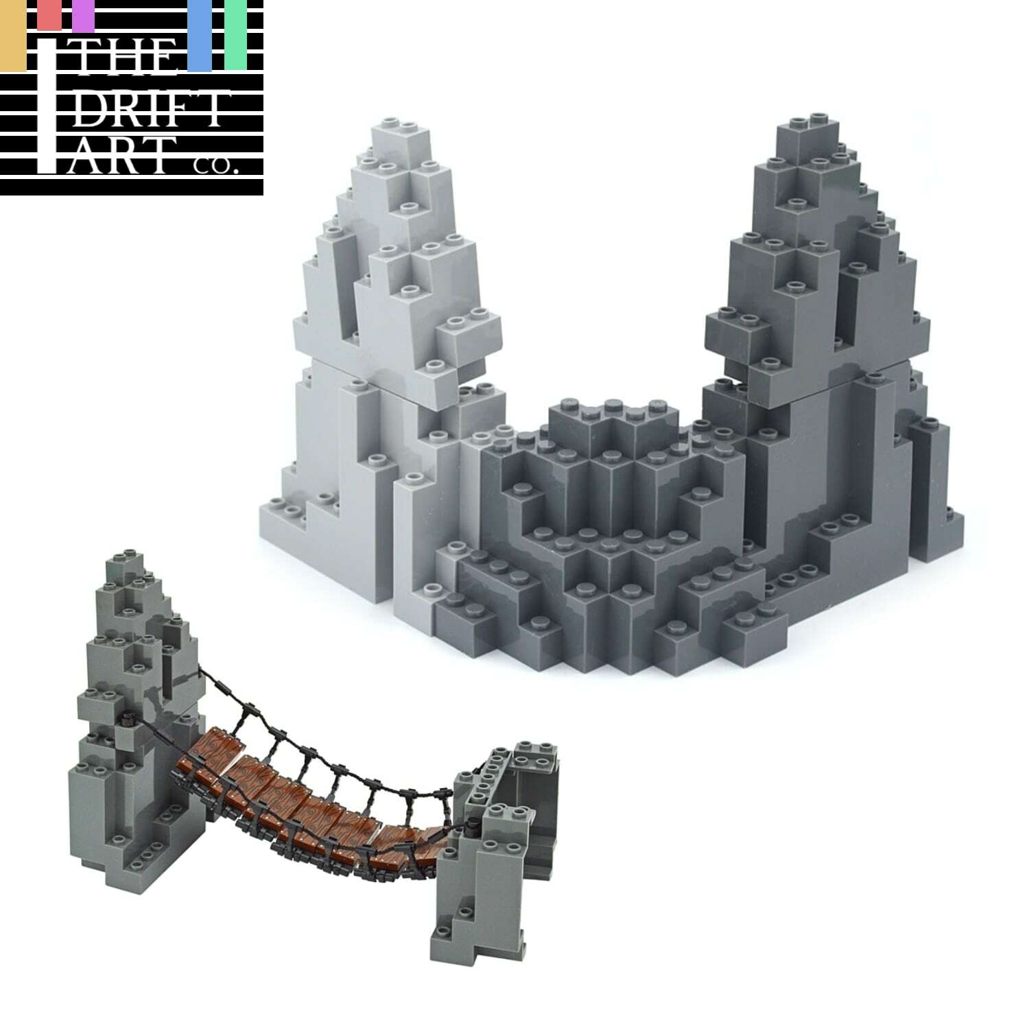 Rockery Mound Rock MOC Parts for LEGO Sets Castle Garden Building Block Sets DIY