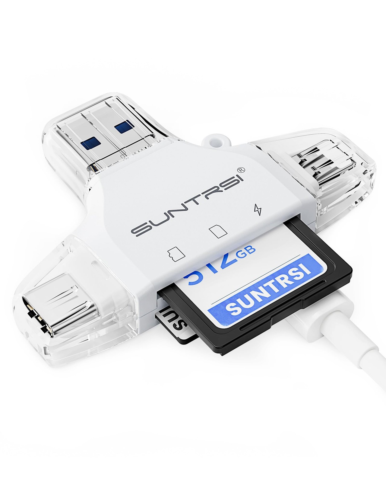 SD/Micro SD Card Reader for white