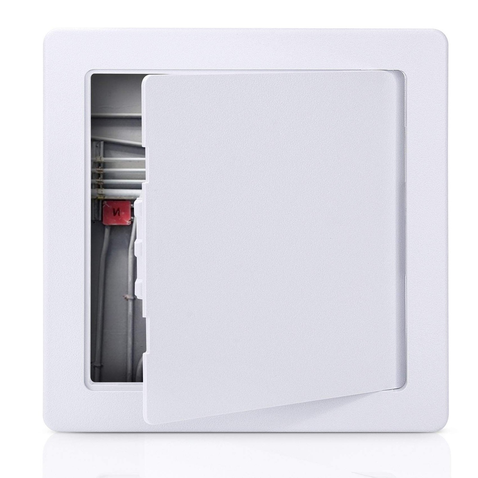 White Plumbing Access Panel Drywall Ceiling Wall Removable Hinged 8x8 Inch