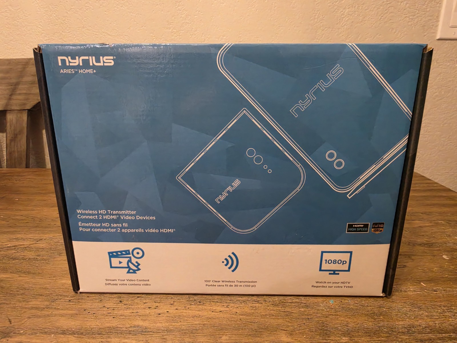 ARIES Home+ Wireless HD Video 2 Input Transmitter & Receiver w/HDMI loop